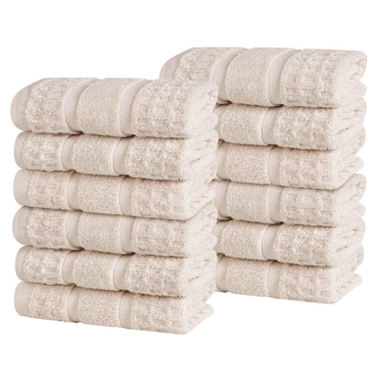 Superior "Napa" Zero Twist 100% Cotton Set of 6 Hand Towels