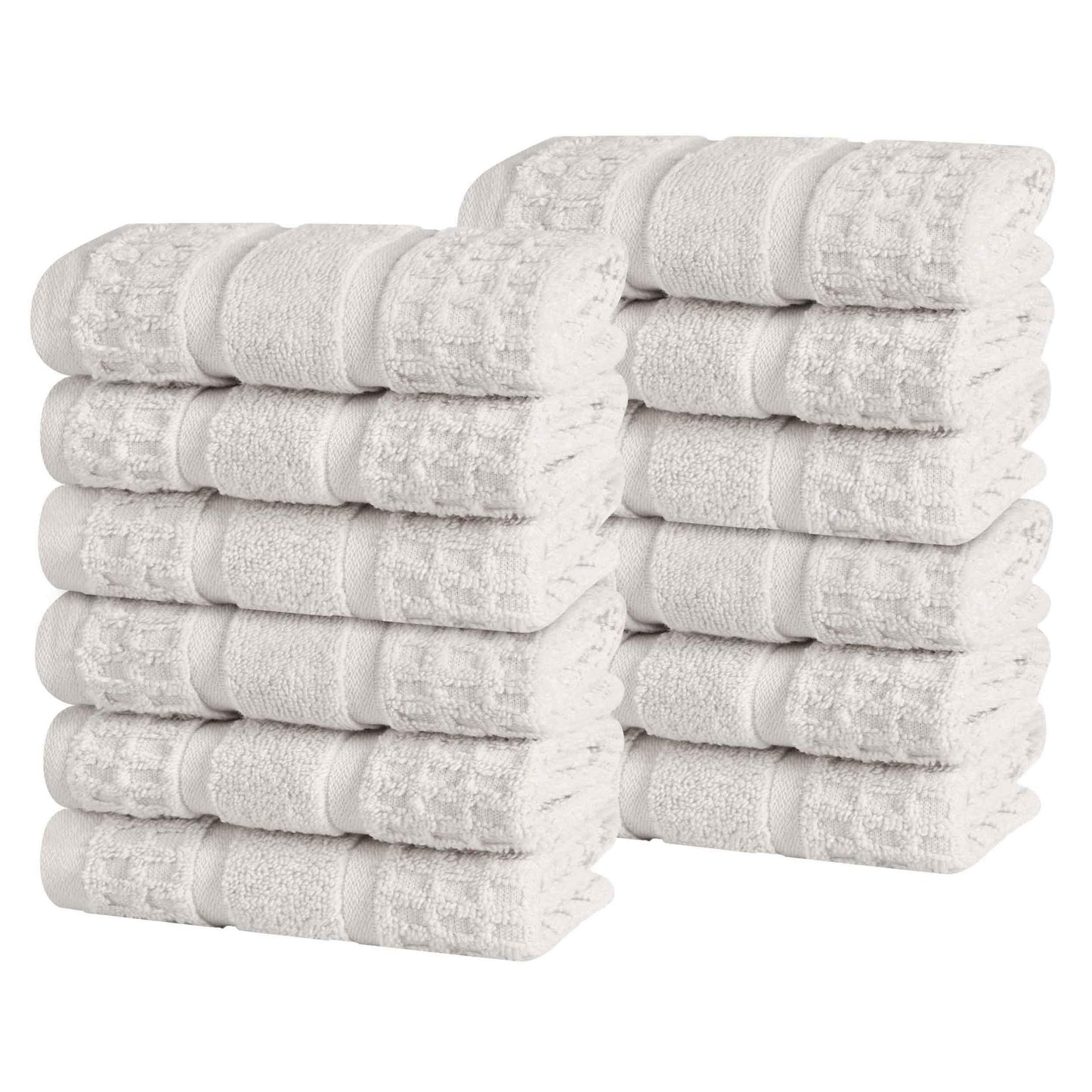 Superior "Napa" Zero Twist 100% Cotton Set of 6 Hand Towels