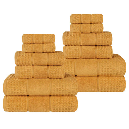 Superior "Napa" Zero Twist 100% Cotton 12-Piece Towel Set
