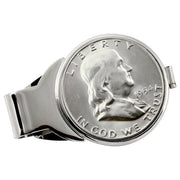Silvertone Franklin Half Dollar Coin 1948-1963 Money Clip