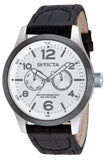 Invicta Men's 48mm I-Force Quartz Multifunction Leather Strap Watch