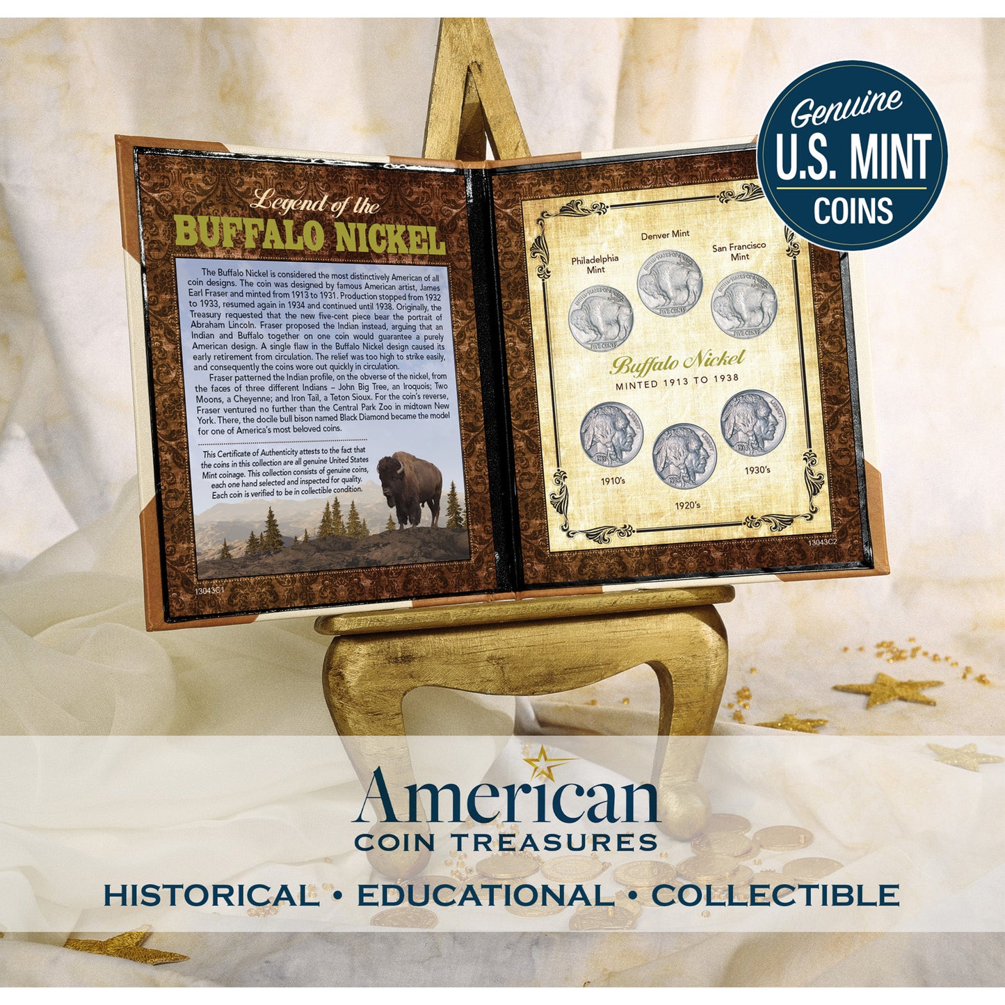 1913-1938 Legend of the Buffalo Nickel Collection
