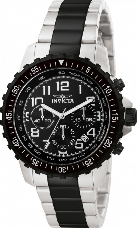 Invicta Men's 45mm Specialty Quartz Chronograph Notched Bezel Bracelet Watch