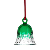 Waterford Lismore Bell Green Crystal Ornament