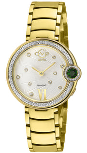 GV2 by Gevril Women's 34mm Perugia Swiss Quartz Diamond Bracelet Watch