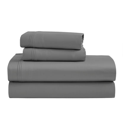Superior 1500 Thread Count Egyptian Cotton Sateen Solid 4-Piece Sheet Set