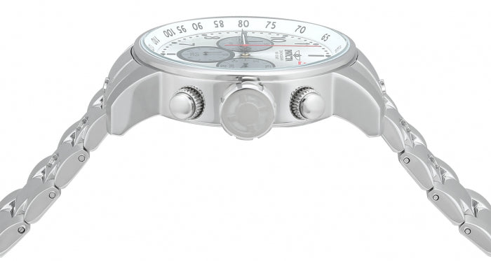 Invicta Men's 48mm S1 Rally Quartz Chronograph Silvertone Bracelet Watch