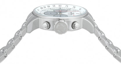 Invicta Men's 48mm S1 Rally Quartz Chronograph Silvertone Bracelet Watch