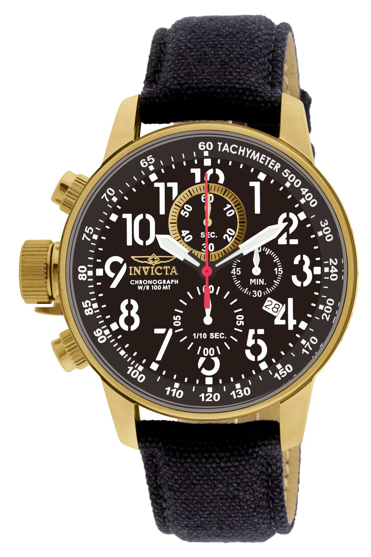 Invicta Men's 46mm I-Force Quartz Chronograph Canvas Strap Watch
