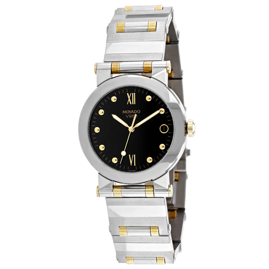 Movado Women's 25mm Vizio Swiss Quartz Two-Tone Geometric Bracelet Watch