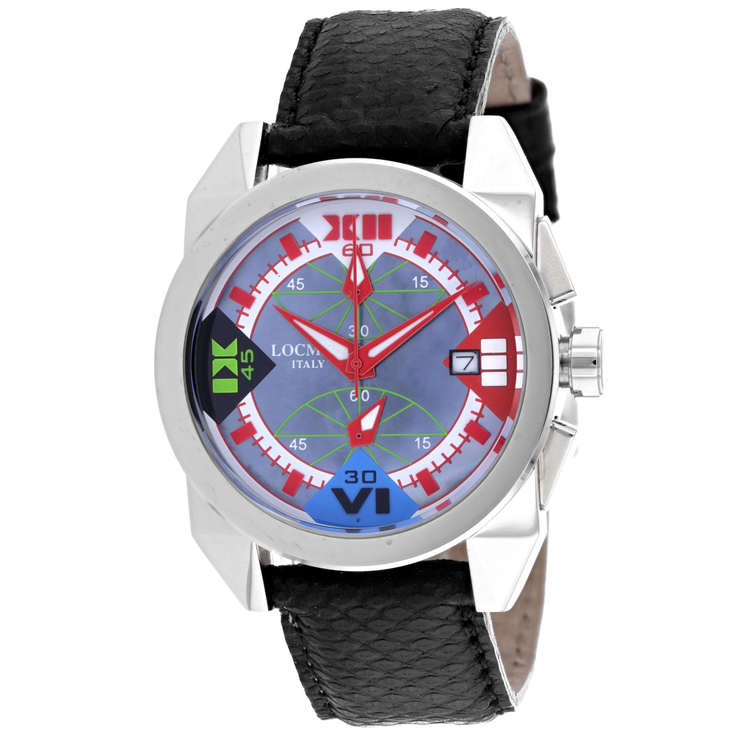 Locman Men's 40mm Classic Quartz Strap Leather Watch