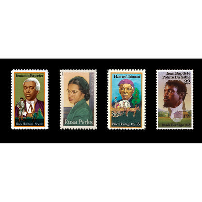 Genuine United States Black History Postage Stamp Set
