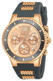Invicta Women's 39mm BLU Quartz Chronograph Black Silicone Strap Watch