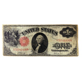 1917 United States $1.00 Red Seal Note