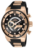 Invicta Men's 51mm S1 Rally Quartz Chronograph Carbon Fiber Bezel Silicone Strap Watch