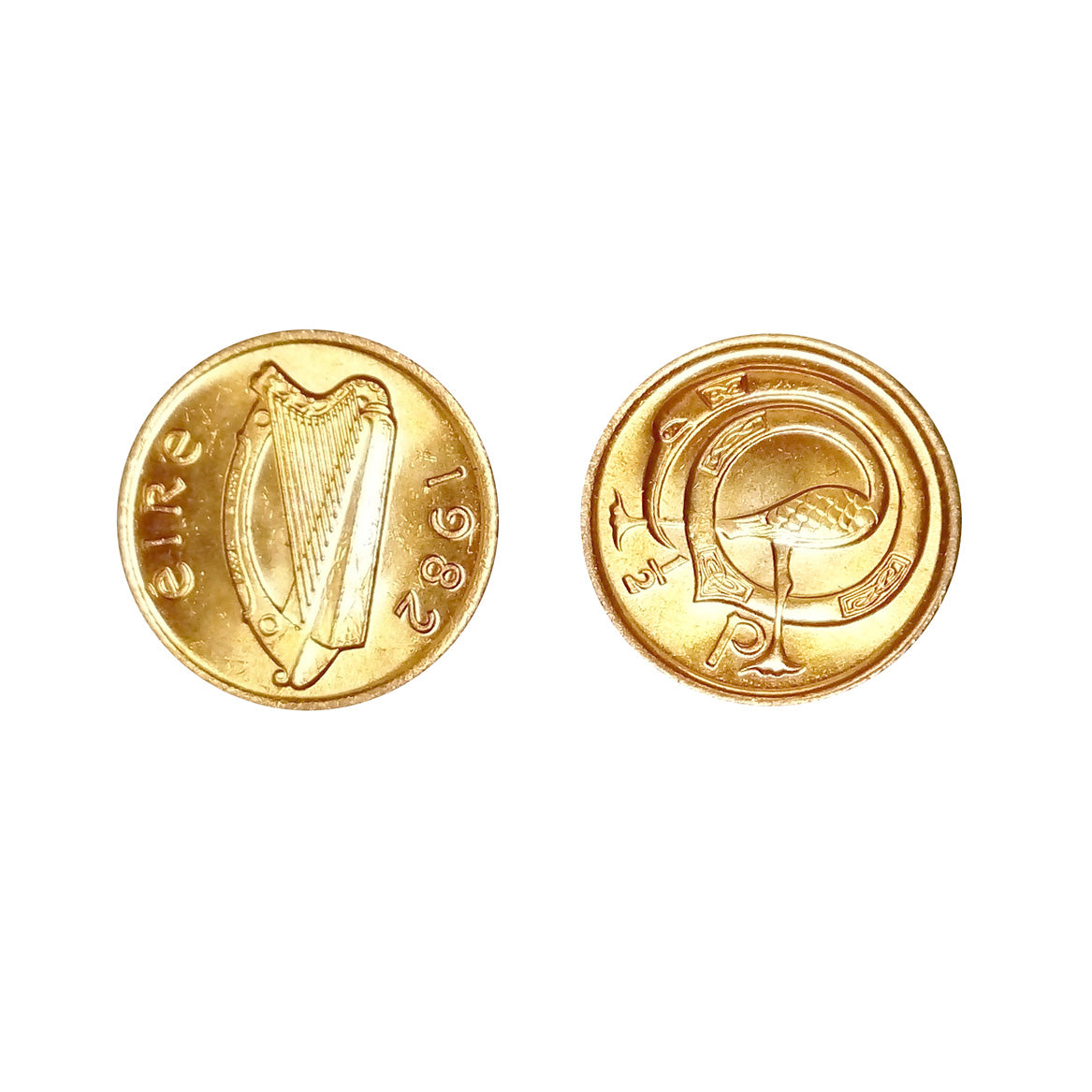 1971-1987 Gold Layered Irish Half Penny Necklace