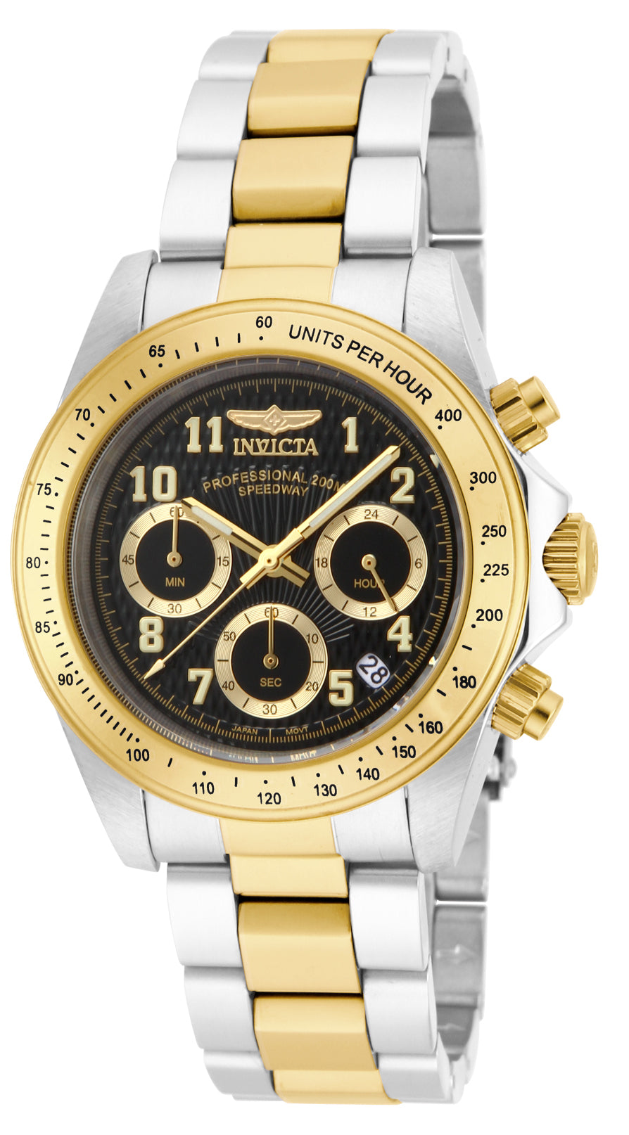 Invicta Men's 39mm Speedway Quartz Chronograph Two-Tone Bracelet Watch