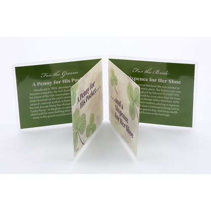 "A Penny For His Pocket and A Sixpence For Her Shoe" Coin Wedding Set
