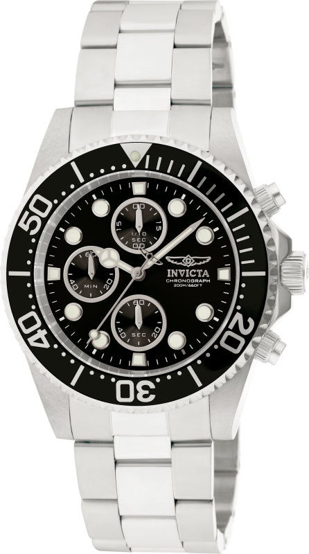 Invicta Men's 43mm Pro Diver Quartz Chronograph Bracelet Watch