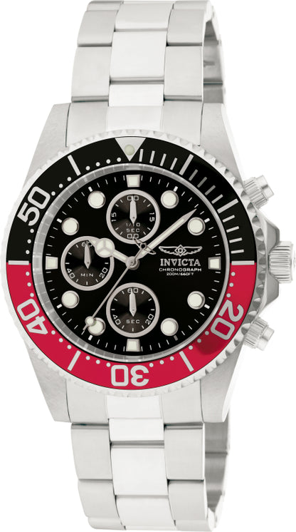 Invicta Men's 43mm Pro Diver Quartz Chronograph Bracelet Watch