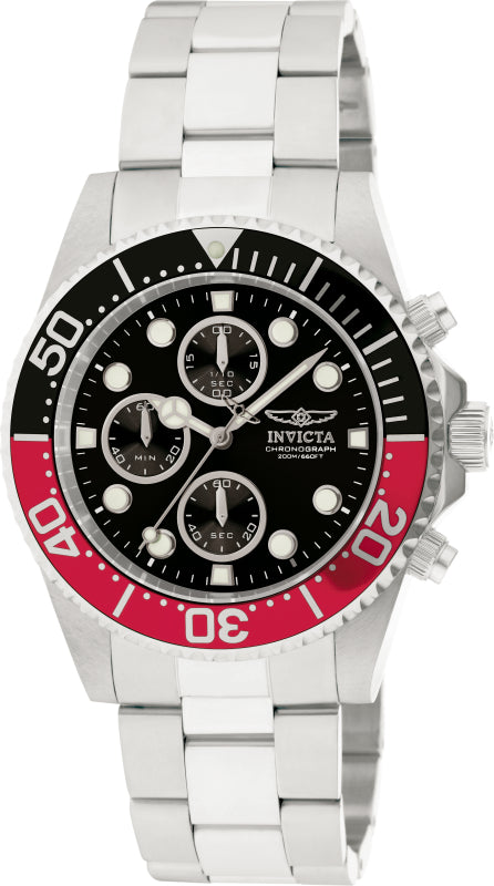 Invicta Men's 43mm Pro Diver Quartz Chronograph Bracelet Watch
