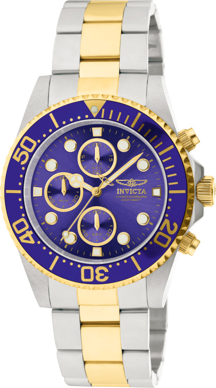 Invicta Men's 43mm Pro Diver Quartz Chronograph Bracelet Watch
