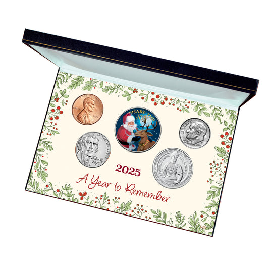 2025 Year To Remember Santa Coin Box Set