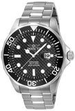 Invicta Men's 47mm Pro Diver Quartz Date Carbon Fiber Dial Bracelet Watch