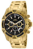 Invicta Men's 51mm Pro Diver Scuba Quartz Chronograph Carbon Fiber Bezel Bracelet Watch