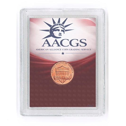2025 Lincoln Penny Graded MS65 Red Brilliant Uncirculated by AACGS