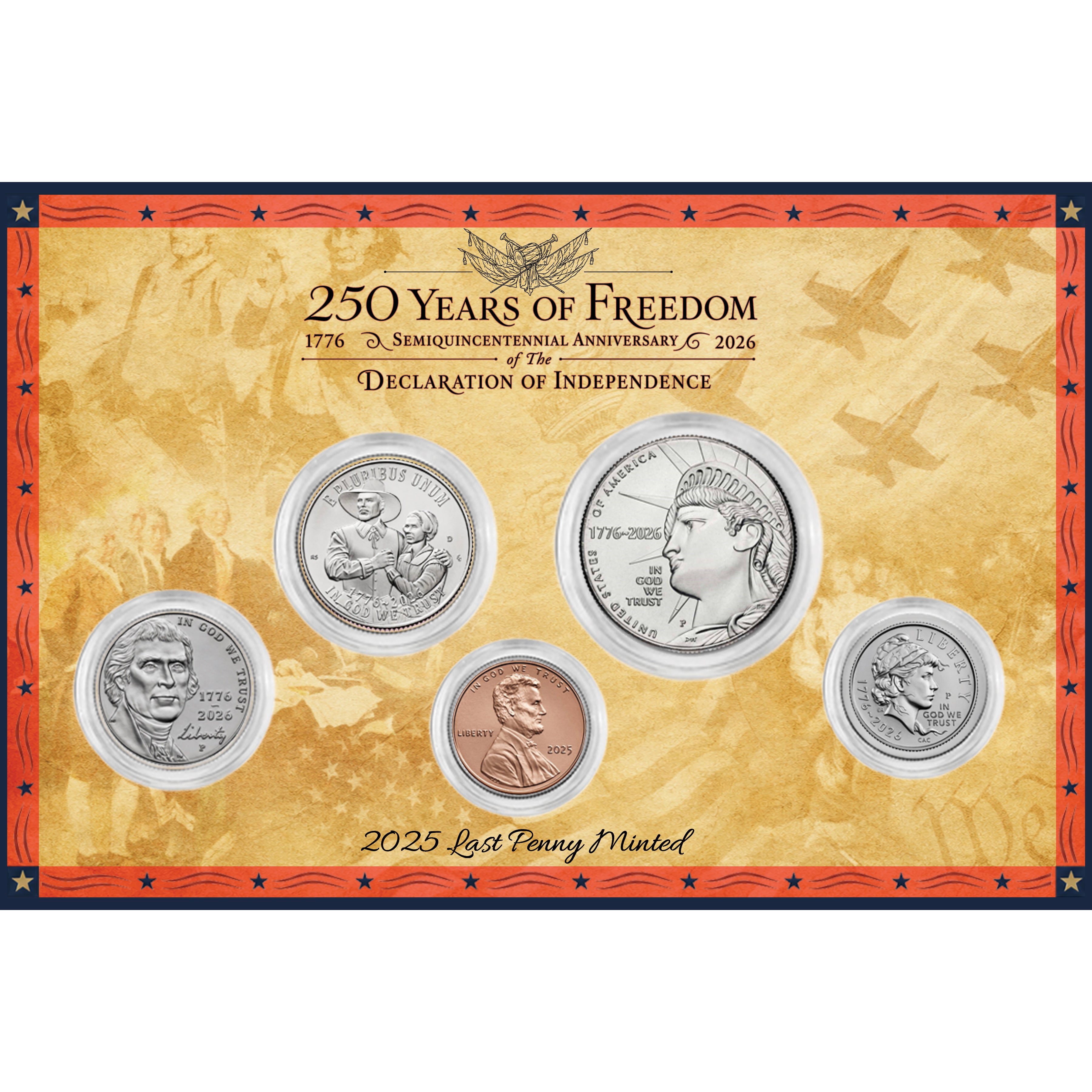 Brilliant Uncirculated United States Semiquincentennial 250th