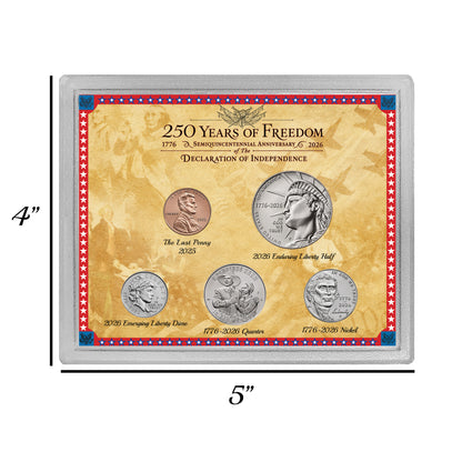 250 Years of Freedom - 2026 United States 250th Anniversary Coin Set