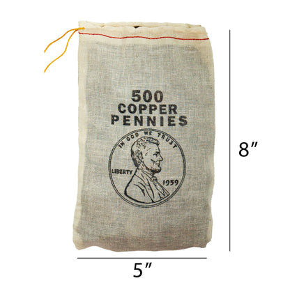 Bankers Bag of Lincoln Copper Pennies 1959-1982 w/ Free 2025 Lincoln "Last Year of Issue" Penny