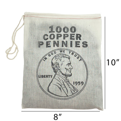 Bankers Bag of Lincoln Copper Pennies 1959-1982 w/ Free 2025 Lincoln "Last Year of Issue" Penny