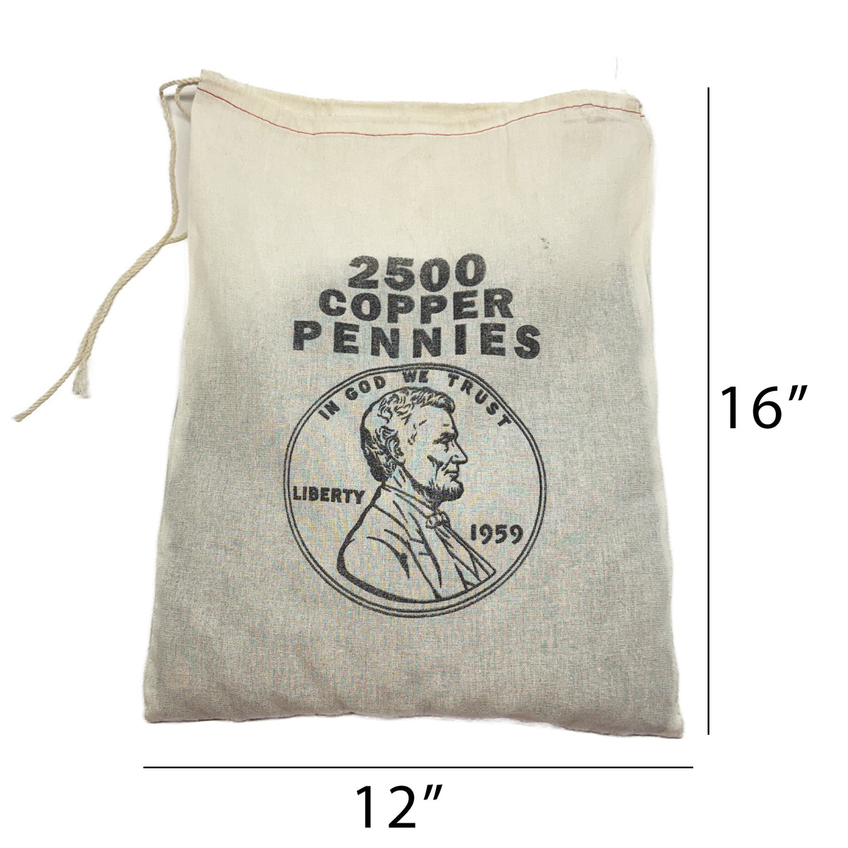 Bankers Bag of Lincoln Copper Pennies 1959-1982 w/ Free 2025 Lincoln "Last Year of Issue" Penny