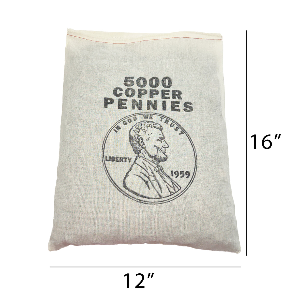 Bankers Bag of Lincoln Copper Pennies 1959-1982 w/ Free 2025 Lincoln "Last Year of Issue" Penny