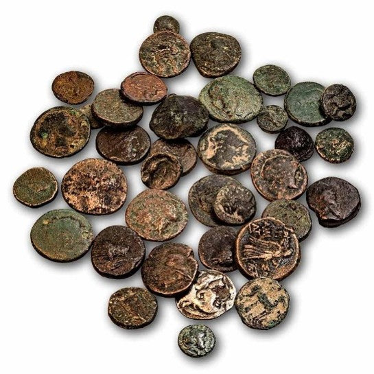 2000+ Year Old Genuine Ancient Bronze Coins 500 BCE–76 BCE