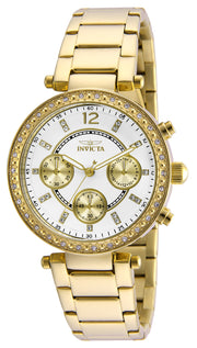 Invicta Women's 36mm Angel Quartz Chronograph Crystal Bezel Bracelet Watch