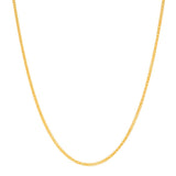 24K Gold Wheat Chain 24" Necklace