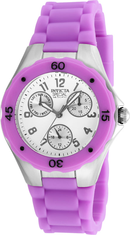 Invicta Women's 38mm Angel Quartz Special Edition Silicone Strap Watch