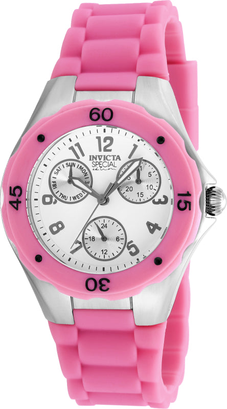 Invicta Women's 38mm Angel Quartz Special Edition Silicone Strap Watch