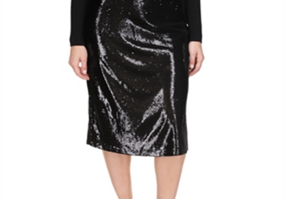 Michael Kors Women's Sequined Midi Skirt