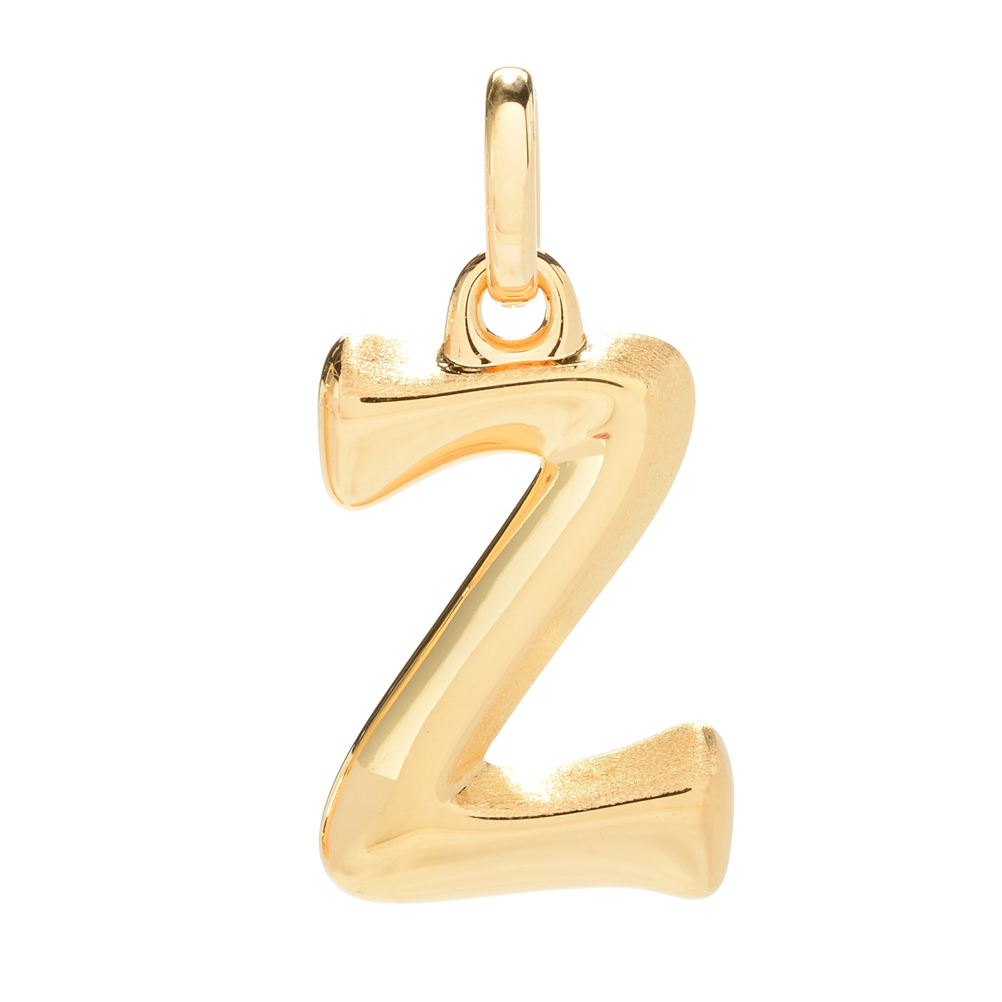VOGA 18K Gold Electroform Knife-Edge Initial Pendant