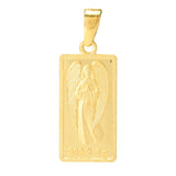 24K Gold 1 Gram Angel Ingot-Style Pendant