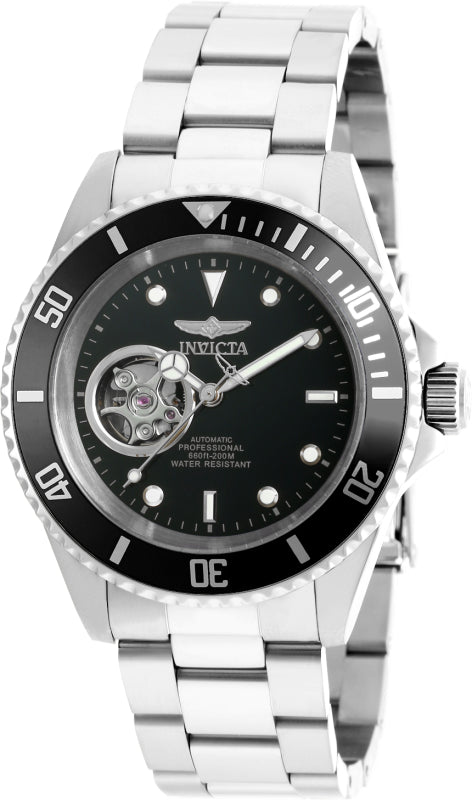 Invicta Men's 40mm Pro Diver Automatic Open Heart Bracelet Watch