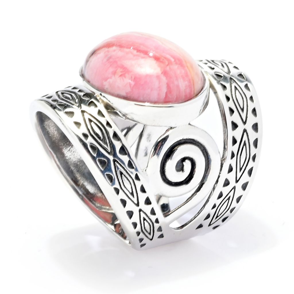 Southwest Elements Rhodochrosite East-West Ring