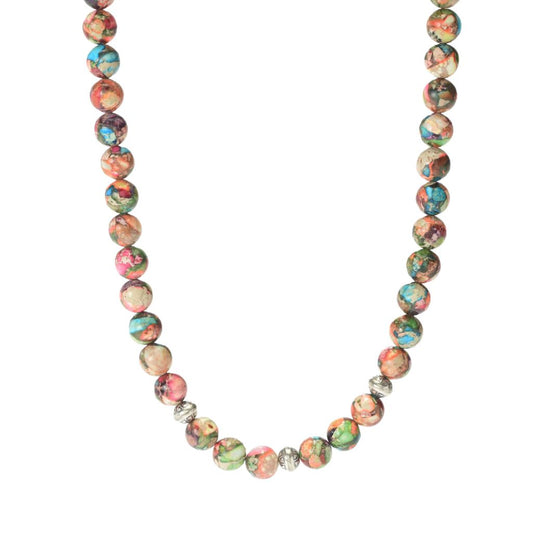 Southwest Elements Impression Jasper 18" Bead Necklace