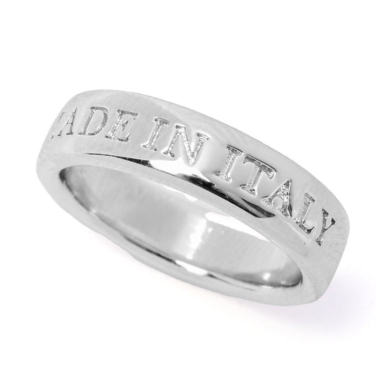 Toscana Italiana 18K Gold Plated or Platinum Plated "Made in Italy" Signature Ring