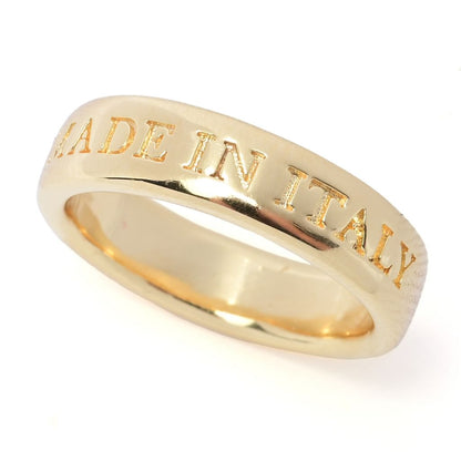 Toscana Italiana 18K Gold Plated or Platinum Plated "Made in Italy" Signature Ring