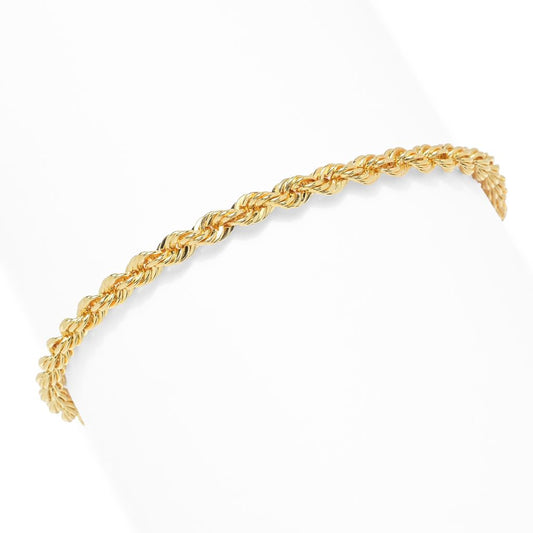 Toscana Italiana 18K Gold Plated Rope Chain Bracelet